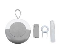 Kit de nettoyage électronique Kit multitifonctionnel Dépose de poussière Brosse de nettoyage de clavier portable pour l'écoute BT (Gris)