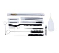 Kit de nettoyage et de réparation pour aérographe 22 pièces avec brosses à double extrémité pour peinture par gravité, aspiration, HVLP, spot, pression et aérographe