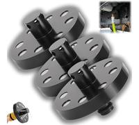 Kit de nettoyage et de rinçage pour châssis O-Ring, avec raccord rapide, pour un nettoyage efficace des passages de roues et du dessous de caisse, buse rotative à 360° (3 Pcs)