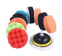 Kit De Nettoyage Et Polissage Pour Polisseuse Et Polisseuse, Tampons De 3 Pouces, Pour Polisseuse, Tampon, Roue De Forage, Polissage De Voiture, Élimination Des Rayures