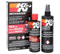 K&N Kit entretien filtre à air 99-5050 – Nettoyant 355 ml + Huile 237 ml