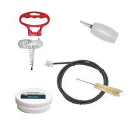 Kit de nettoyage - ICH-ZAPFE.DE - Robinet et fût - Soufflet en nylon - Graisse alimentaire - Brosses incluses