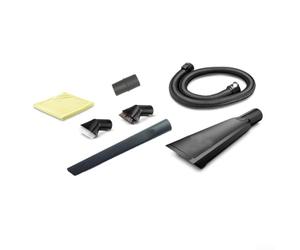 Kit de nettoyage intérieur de voiture, pour aspirateur Karcher 2.863-304.0, 7 à 8 pièces avec suceur plat, brosses, tube d'extension pour les zones difficiles d'accès (7 pièces)