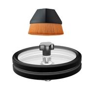 Kit de nettoyage LP - Système d'entretien des disques vinyles - Ensemble d'entretien de manchon d'archivage | Nettoyeur de brosse antistatique, pince étanche de 17,8 cm et 25,4 cm, préservation du