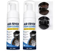 Kit de Nettoyage Mousse pour Friteuse à Air, Dégraissant Puissant pour Paniers Céramiques, Élimine Aliments Brûlés & Graisse, Formule Rapide Sans Résidu, Compatible Anti-Adhésif (2pcs)
