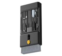 Kit de nettoyage multi-fonctions 22 en 1 pour claviers, écouteurs, téléphones, comprend une brosse, un chiffon en microfibre, un étui de rangement pour nettoyer les claviers à poils durs et une brosse