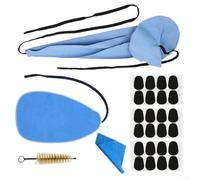 Kit de nettoyage multi-outils pour saxophone et clarinette avec chiffon doux, brosse et coussinets pour embouchure pour l'entretien