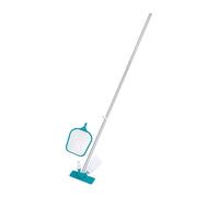Kit de nettoyage piscine jusqu'à 3,96m - Bestway - Aquaclear - épuisette et tête d'aspirateur