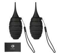 Kit de nettoyage pour appareil photo - 2x souffleurs de capteur améliorés avec embout souple
