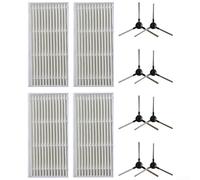 Kit de nettoyage pour aspirateur robot Blaupunkt pour Bluebot XSMART BPKVCBB1XS 4 filtres et 8 brosses latérales pour l'entretien de la maison