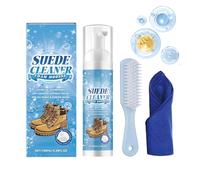 Kit de nettoyage pour baskets - Spray nettoyant pour chaussures 100 ml, formule douce à base de , brosse d'entretien des chaussures, ensemble de serviettes | Gel de contrôle des odeurs résistan