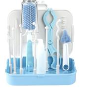 Kit de nettoyage pour biberons de voyage | Kit de nettoyage de biberons 6 en 1 | Kit de nettoyage de bouteille de voyage pour bébé | Kit de nettoyage de bouteille indispensable pour la maison, les
