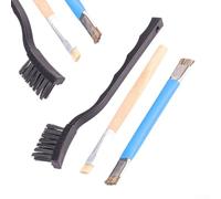 Kit de nettoyage pour carte PCB, brosse de nettoyage ESD, brosse à double extrémité, outil de soudure antistatique, brosse métallique à pointe fine pour clavier et téléphone portable