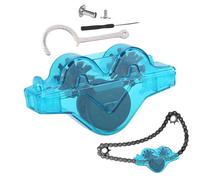 Kit de nettoyage pour chaîne de vélo - Lubrifiant d'huile pour chaîne de vélo | Outil de nettoyage de chaîne de moto | Dégraissant pour chaînes de vélo et engrenages | Y compris le récureur de chaîne