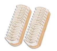 Kit de Nettoyage pour Chaussures en Daim, 2 brosses pour Daim, Brosse en crêpe, Gomme pour Daim, Brosse à Chaussures en Silicone Souple, kit de Nettoyage Angelus pour Daim et Nubuck