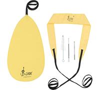 Kit de nettoyage pour clarinette, chiffon de nettoyage tout en un, y compris chiffon de nettoyage, chiffon long, pinceau à embout, pinceau à poussière, mini kit d'entretien de tournevis