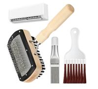 Kit de nettoyage pour climatisation | Poignée antidérapante pour réfrigérateur - Nettoyeur d'échangeur de chaleur pour climatisation, hôtel, dortoir, appartement, cuisine, restaurant