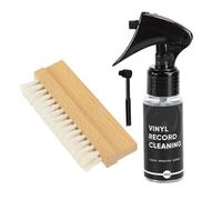 Kit de nettoyage pour disques avec brosse douce, stylets, solution de nettoyage pour des enregistrements sonores impeccables