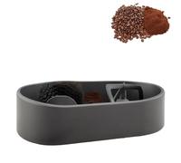 Kit de nettoyage pour dosettes de café, kit de nettoyage pour machines à expresso électriques, équipé d'un support stabilisateur et d'une brosse de nettoyage en profondeur, compatible avec les dosett