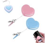 Kit de nettoyage pour écran de téléphone, macaron, chiffon portable pour écran mobile, chiffon de nettoyage Love Heart Phone Wipe & balle de nettoyage Combo Brosse de nettoyage multifonction pour