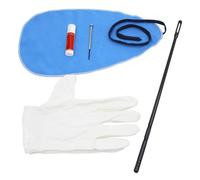 Kit de nettoyage pour flûte et nettoyage avec chiffon en liège, graisse, tournevis et gants, facile à utiliser et ensemble