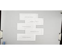 Kit de nettoyage pour imprimantes Zebra ZC100, ZC150, ZC300, ZC350, 5 cartes de nettoyage à usage unique pour remplacer 105999-311 105999311