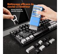 Kit De Nettoyage Pour Iphone Airpods Claviers Ordinateurs Et Tablettes,Nettoyeur D'Écran Multifonctionnel Pour Ecouteurs,Téléphones,Appareils Photo,Tout-En-Un Avec Brevet-Bleu Ciel[Z512]