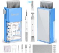 Kit De Nettoyage Pour Iphone Airpods Claviers Ordinateurs Et Tablettes,Nettoyeur D'Écran Multifonctionnel Pour Ecouteurs,Téléphones,Appareils Photo,Tout-En-Un Avec Brevet-Bleu Ciel[CLI1093]