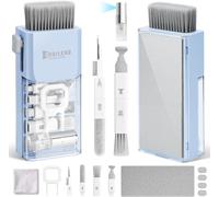 Kit De Nettoyage Pour Iphone Airpods Claviers Ordinateurs Et Tablettes,Nettoyeur D'Écran Multifonctionnel Pour Ecouteurs,Téléphones,Appareils Photo,Tout-En-Un Avec Brevet-Merandi Bleu[Z511]