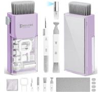 Kit De Nettoyage Pour Iphone Claviers Ordinateurs Et Tablettes,Nettoyeur D'Écran Multifonctionnel Pour Ecouteurs,Téléphones,Appareils Photo,Tout-En-Un Avec Brevet-Violet[Gopro1406]