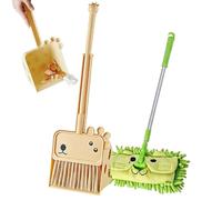 Kit de nettoyage pour - Jouet de nettoyage réaliste et interactif - Kit de nettoyage de jeu de rôle - Pour filles, tout-petits, maison, cuisine, chambre à coucher, anniversaire et Noël