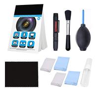 Kit de Nettoyage pour Objectif d’Appareil Photo - Souffleur d’air, Stylo de Nettoyage d’Objectif 2-en-1, Brosse de Nettoyage, Flacon pulvérisateur sans Liquide, Papier de Nettoyage pour Objectif