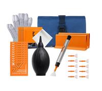 Kit de nettoyage pour objectif d'appareil photo avec pointe douce, souffleur d'air, tissu microfibre, stylo de nettoyage pour lentilles mobiles, pour appareils photo reflex numériques, élimination de