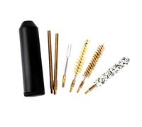 Kit de nettoyage pour pistolet de poche de taille compacte - 7 pièces - Brosse pour pistolet Cal. 38/357 9mm - Ensemble de nettoyage de pistolet portable