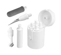 Kit de nettoyage pour port de chargeur, brosse pour écouteurs, design compact, nettoyage multi-sûr, utilisation électronique, voyage, 4,3 x 2,8 x 2,8 cm, blanc, 1 pièce