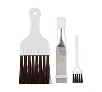 Kit de nettoyage pour sèche-linge 3 pièces pour enlever efficacement la saleté sur les bobines AC et condensateurs avec construction en plastique et peigne à ailettes pour l'entretien