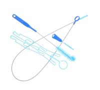 Kit de Nettoyage pour Système D’hydratation 1 Set avec Brosse | Rack Séchage Pliable, Tuyau Flexible et Nettoyeur D’embout, Plastique Nylon, Bleu, Voyage et Activités Extérieures