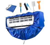 Kit de nettoyage pour unité divisée - Accessoire de nettoyage imperméable, sac de service de climatisation | Housse de lavage réutilisable, ensemble de tuyaux de vidange, fournitures de nettoyage