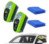 Kit de nettoyage pour vitres de voiture, planche de nettoyage pour vitres, film d'huile de pare-brise, planche de nettoyage pour vitres, brosse multifonctionnelle, outil d'entretien de voiture pour