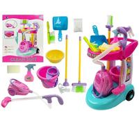 Kit de nettoyage sur chariot avec aspirateur