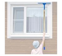 Kit de nettoyage télescopique pour fenêtre avec poignée extensible pour un nettoyage efficace dans les appartements, centres commerciaux et lave-autos