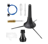 Kit de Nettoyage Trompette - Accessoires Entretien Instruments à Vent Laiton - Outils Restauration Musique 7 Pièces - Brosse Embouchure, Écouvillon Pistons, Soins Étudiants, Débutants, Professionnels