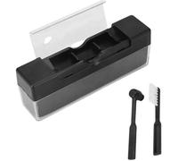 Kit de nettoyage vinyles - DEMA - Brosse douce en fibres de carbone - Nettoyant antistatique - Brosse pour aiguille