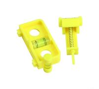 Kit de niveau de cordes d'arc avec niveau de flèche pour un réglage et un montage précis de l'arc - Lot de 2 niveaux compacts et durables en ABS pour composé B (jaune)