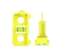 Kit de niveau de cordes d'arc composé pour précision pour l'accordage et l'alignement de flèches avec design de niveau pour et chasse (jaune)