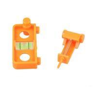Kit de niveau de cordes d'arc pour arcs composés, accordage de précision et accessoire de montage avec niveau de flèche pour une précision et un alignement améliorés (orange)