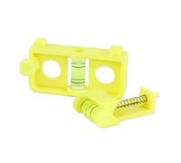 Kit de niveau de cordes d'arc pour arcs composés - Outil de réglage de bulles de précision avec visée d'alignement des encoches - Ensemble de nivellement d'arc portable en ABS pour la chasse et la