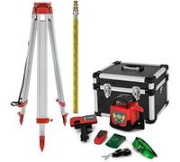 Kit de Niveau Laser Rotatif Auto-Niveau 500m Range, générateur de Ligne Horizontale à 360 degrés avec télécommande, Outil de Construction extérieur étanche IP54 pour Les projets de Bricolage