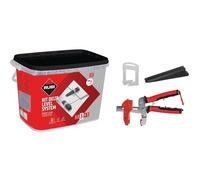 Kit de nivellement - RUBI - DELTA V4 - 1,5 mm - 100 brides - 100 cales réutilisables