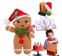 Kit De Noël - Crochet De Renne, Père Noël, Bonhomme En D'épices | Tricot En D'épices, Produits De Décoration Pour La Maison, Salon